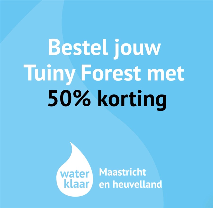 Bericht Bestel een Tuiny Forest met 50% korting  bekijken
